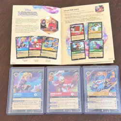 Disney Lorcana Festival of the Arts 2026 promo cards. - Image 1