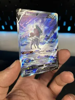 Suicune V Gg38/Gg70 Crown Zenith: Galarian Gallery Holo Pokemon Card INDENT - Image 2