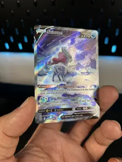 Suicune V Gg38/Gg70 Crown Zenith: Galarian Gallery Holo Pokemon Card INDENT - Image 3