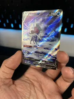 Suicune V Gg38/Gg70 Crown Zenith: Galarian Gallery Holo Pokemon Card INDENT - Image 4