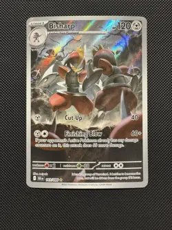 Pokemon TCG Bisharp 143/086 SV: Black Bolt Illustration Rare Near Mint - Image 1