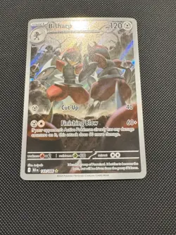 Pokemon TCG Bisharp 143/086 SV: Black Bolt Illustration Rare Near Mint - Image 2