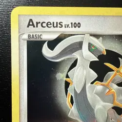 FREE SHIPPING Arceus LV.100 AR5 Holo Platinum Arceus Set 2009 Pokemon TCG - Image 2