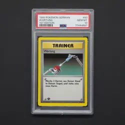 PSA 10 - 1 Edition WOTC Maintenance Pokemon Karte TCG 83/102 Base Set /V93 - Image 2