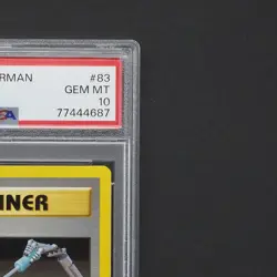 PSA 10 - 1 Edition WOTC Maintenance Pokemon Karte TCG 83/102 Base Set /V93 - Image 4