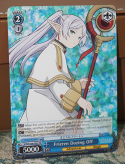 Frieren Dozing Off Weiss Schwarz English PR Promo Card Beyond Journey's End - Image 1