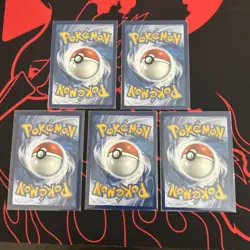 Pokemon 5 Card Lot - Full Art Trainer & Rainbow Ultra Rares NM - Image 5