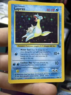 Lapras 10/62 Muk 13/62 Fossil 1999 Holo Rare Vintage Pokemon Card Lot WOTC - Image 5