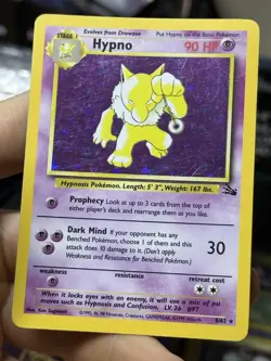 Haunter 6/62 Hypno 8/62 Fossil 1999 Holo Rare Vintage Pokemon Card Lot WOTC - Image 5