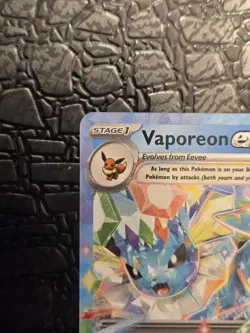 Pokemon Vaporeon ex 023/131 Sv: Prismatic Evolutions Holo Double Rare TCG NM+ - Image 5