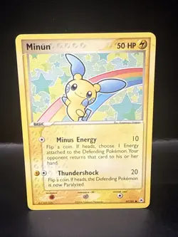 Pokemon EX Hidden Legends Minun Card 67/101 Non-Holo Common A - Image 1