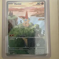 Victini SVP 208 Illustration Rare Black Star Promo Black & White Pokemon TCG NM - Image 1