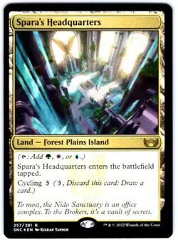 MTG Spara's Headquarters 257 Foil Streets of New Cappena - Image 1
