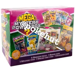 POKEMON CHRISTMAS/HOLIDAY EDITION 2024 MEGA MYSTERY POWER BOX MEIJER EXCLUSIVE - Image 2