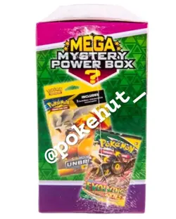 POKEMON CHRISTMAS/HOLIDAY EDITION 2024 MEGA MYSTERY POWER BOX MEIJER EXCLUSIVE - Image 3