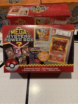 POKEMON CHRISTMAS/HOLIDAY EDITION 2023 MEGA MYSTERY POWER BOX MEIJER EXCLUSIVE - Image 1
