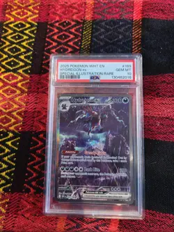 Hydreigon EX 169/086 White Flare Holo Card, English, Near Mint Condition - Image 1