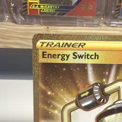Energy Switch 212/195 Silver Tempest Secret Rare Full Art Holo Pokemon Card - Image 3
