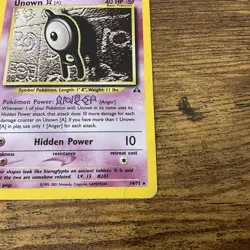 Pokemon Unown Neo Discovery Holo Rare Card 14/75 - Image 3