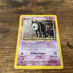 Pokemon Unown Neo Discovery Holo Rare Card 14/75 - Image 4