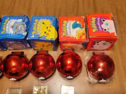 Full Set 1999 Pokemon Red 23k Gold Plated Trading Card Burger King Charizard C+ - Image 4