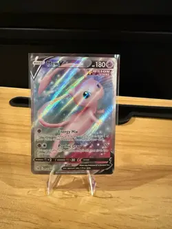 Mew V Full Art 250/264 SWSH08 Fusion Strike Holo NM Pokemon Card - Image 1