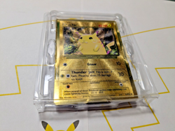 Pokemon Celebrations Gold Metal Charizard & Pikachu Cards 25th Anniversary Set - Image 4