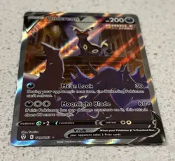 Pokemon Umbreon V 189/203 Alt Art Holo Rare Evolving Skies TCG 2021 Trading Card - Image 2