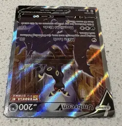 Pokemon Umbreon V 189/203 Alt Art Holo Rare Evolving Skies TCG 2021 Trading Card - Image 3