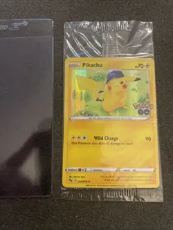 Pokemon/Pokemon GO Prerelease Pikachu Holo Foil Promo Card #028/078 Sealed - Image 1