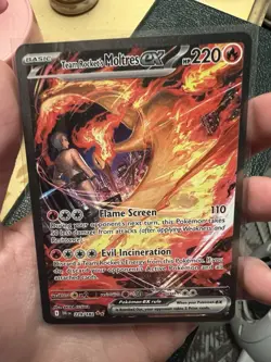 Pokemon TCG Team Rockets Moltres EX Card 229/182 Destined Rivals NM Pack Fresh - Image 4