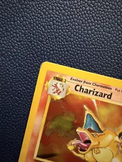 Pokemon TCG Charizard Base Set Holo Unlimited Rare Card MP - Image 5