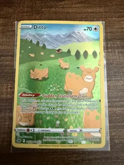 Ditto Galarian Gallery GG22/GG70 Pokemon Card- Near Mint- Crown Zenith - Image 1