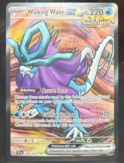 Pokemon TCG Walking Wake ex 189/162 SV05: Temporal Forces Ultra Rare Holo Card - Image 1