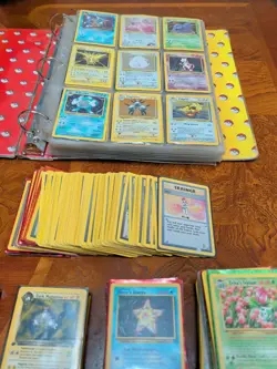 Pokemon Card Lot 800+ Cards, Holos, 1st Editions, Rares And Vintage Card Folder - Image 2