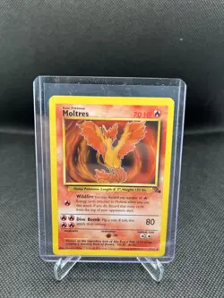 Pokemon TCG Moltres Fossil Card 27/62 Non-Holo Rare - Image 1