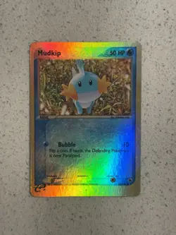 Mudkip 59/109 Reverse Holo EX Ruby & Sapphire Pokemon Card 2003 E-Reader MP - Image 1