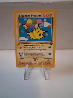 German Flying Pikachu #25 Promo Card Pikachu World Collection NM - Image 1