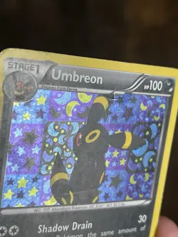 Pokemon TCG Umbreon Black White Holo Card BW93 Black Star Promo - Image 2