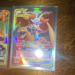 Pokemon GX TAG TEAM Holo Charizard & Braixen Cards - Set of 2 - Image 2