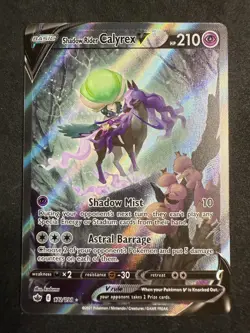 Shadow Rider Calyrex V Alternate Art Chilling Reign 172/198 Pokemon Card TCG NM - Image 1