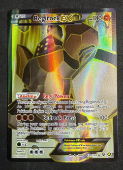Regirock EX Full Art Promo 43a/124 Pokemon Card TCG NM/LP - Image 1
