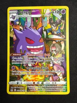 Gengar Trainer Gallery Full Art Lost Origin TG06/TG30 Pokemon Card TCG NM - Image 1