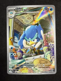 Quaxwell Illustration Rare Paldean Evolved 207/193 Pokemon Card TCG NM - Image 1