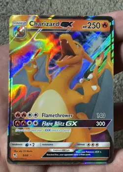 Pokemon TCG Charizard GX Holo Ultra Rare Card Hidden Fates #9 - Image 1