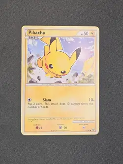 Pokemon TCG Pikachu 61/90 Undaunted Heart Gold Soul Silver Non Holo Common Card - Image 1