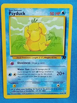 PokeMon Cards - Psyduck - Team Rocket - 65/82 **Near Mint** - Image 1