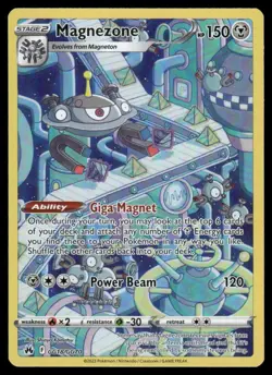 Pokemon Cards Magnezone GG18/GG70 Crown Zenith Galarian Gallery Holo NM *4 - Image 1