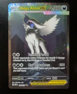 Mega Absol ex 180/132 Me01: Mega Evolution Holo SIR Pokemon Card NM - Image 1