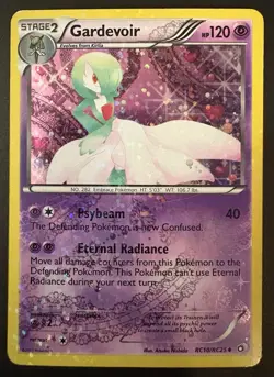 Gardevoir RC10/RC25 Pokemon Legendary Treasures Radiant Collection Card HP Dmg - Image 1